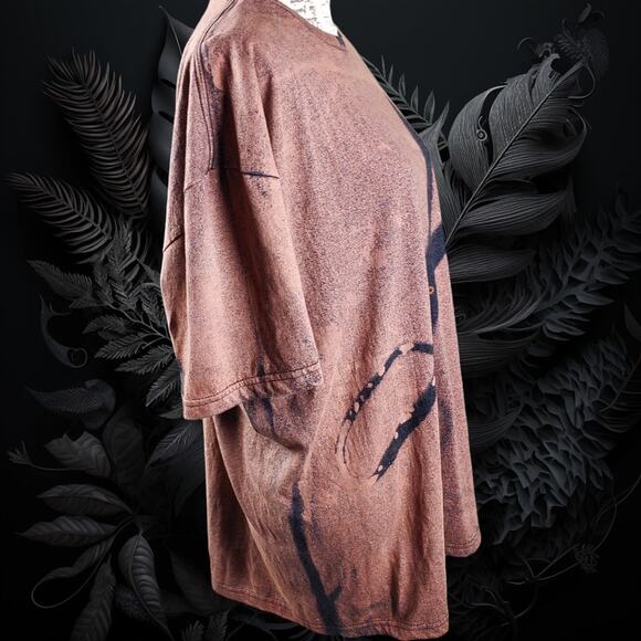 Scissors Bleached Shadow Shirt - Hairdressers Barber Gift - Vintage Reto 2X - Picture 3 of 9